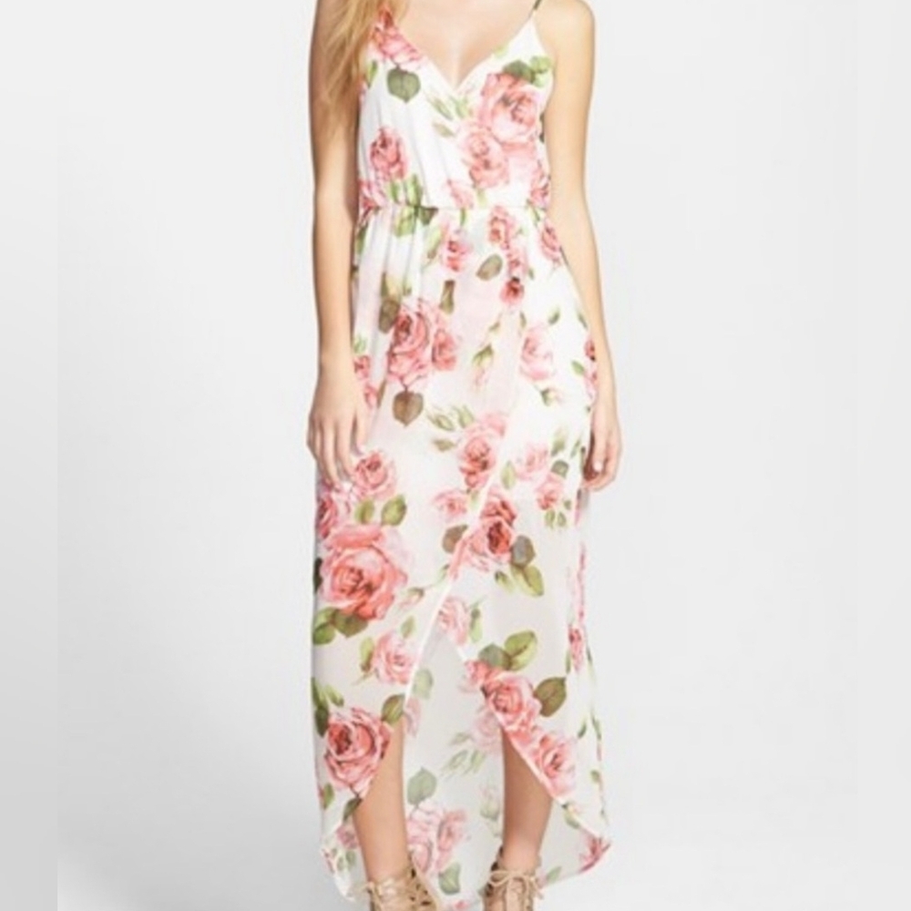 Lush Tulip Hem Maxi Dress XS
